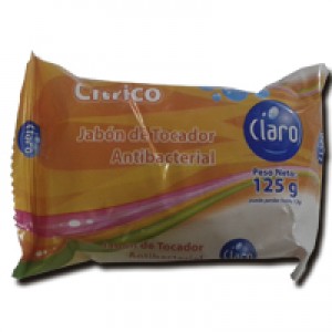 BARRA DERMOLIMPIADORA IMPORTADA   CLARO DE 125 GRS